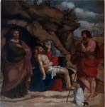 "Pietà" - dipinto - inizi XVI secolo - «Chiesa di S. Antonio Abate» Marostica (VI) - Italia