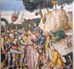 "Tradimento di Giuda" - affresco - 1530 - «Chiesa di San Maurizio al Monastero Maggiore» Milano (MI) - Italia