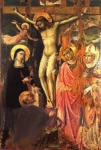 "Crocifissione" - dipinto - meta XV secolo - «Pinacoteca Civica» Spello (PG) - Italia