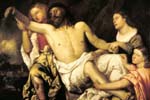 "Cristo sorretto da angeli" - dipinto - 1517-1518 - «Museo Civico Amedeo Lia» La Spezia (SP) - Italia