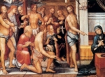 "Cristo risorto con Maria" - dipinto - XV secolo - «Museo del Prado» Madrid - Spagna