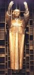 "Il Risorto" - scultura - XX secolo - «Chiesa S. Giovanni Bosco» Belluno (BL) - Italia