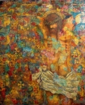 "Cristo crocifisso" - dipinto - 2004 - «Collezione privata» Città del Messico - Messico