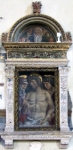"Cristo morto, la Vergine e San Giovanni" - dipinto - XV secolo - «Chiesa Santa Maria dei Servi» Padova (PD) - Italia