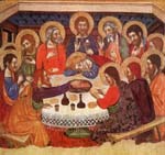 "Ultima cena" - dipinto - 1370-1400 - «Galleria Regionale del Palazzo Abatellis» Palermo (PA) - Italia