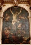 "Crocifissione, con Maria, Maria Maddalena e Giovanni" - dipinto - fine XVII secolo - «Chiesa di Santa Maria dei Carmini» Venezia (VE) - Italia