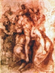 "Studio per una deposizione" - disegno - 1555 - «Ashmolean Museum» Oxford - Regno Unito
