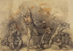 "Resurrezione" - disegno - 1525 - «Windsor Royal Collection _ Buckingham Palace» Londra - Regno Unito