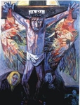 "Crocifissione" - dipinto - 1948  - «Hessisches Landesmuseum» Darmstadt - Germania