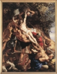 "Elevazione della croce" - dipinto - 1610-11  - «Cattedrale» Anversa - Belgio