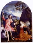 "Noli me tangere" - dipinto - 1524 - «Museo del Duomo» Cividale del Friuli (UD) - Italia