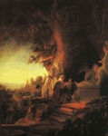 "Cristo Risorto incontra Maria Maddalena" - dipinto - 1638 - «Windsor Royal Collection _ Buckingham Palace» Londra - Regno Unito