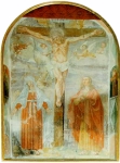 "Crocifissione" - affresco - XVI secolo - «Chiesa del SS. Crocifisso» Urbania (PU) - Italia