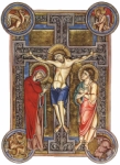"Crocifisso" - pergamena - 1210 - «Pierpont Morgan Library» New York City (New York) - Stati Uniti d'America