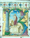 "Cristo risorto" - miniatura - presumibile XI secolo - «Biblioteca Francescana» Milano (MI) - Italia