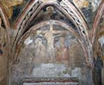 "Crocifissione" - affresco - XIV secolo - «Sacro Speco di Subiaco» Subiaco (RM) - Italia