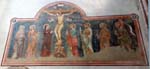 "Crocefisso con angeli volanti, Madonna addolorata e Santi" - affresco - fine Trecento - «Chiesa di San Francesco» Treviso (TV) - Italia