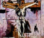 "Studio per la  crocifissione" - dipinto - 1947 - «Musei Vaticani» Città del Vaticano - Città del Vaticano